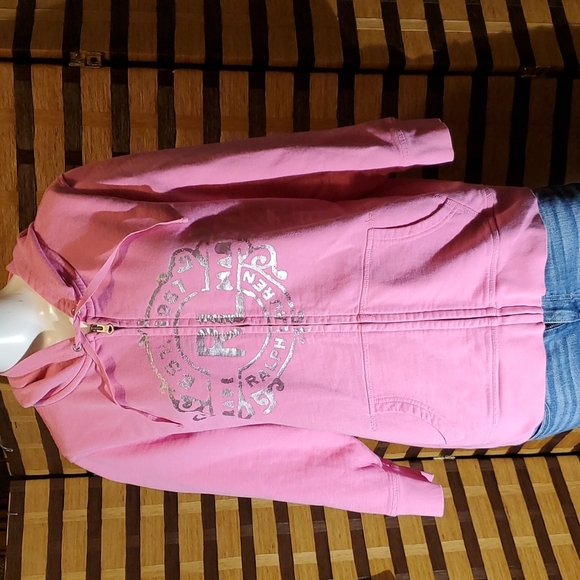 Polo RL jeans silver foil zip up - Picture 4 of 8